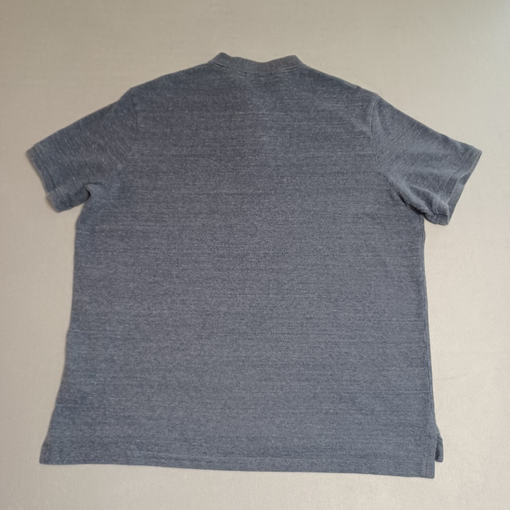 Polo Ralph Lauren Mens Classic Fit Blue Heather Short Sleeve Polo Shirt Large - Picture 3 of 11